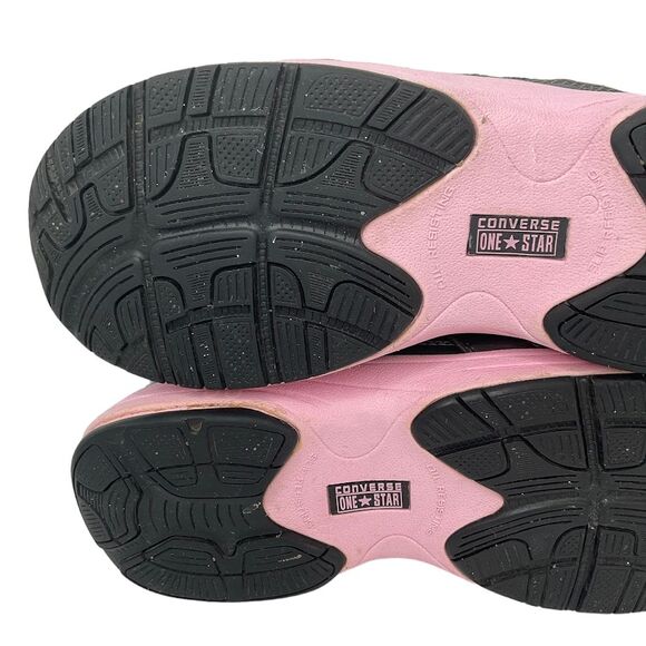 Converse C164 Women's Key Player Work Shoe Sneaker Safety Toe Size 8.5 Wide Pink - Picture 9 of 12